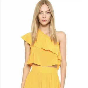 NWOT Apiece apart one shoulder top blouse 2 XS